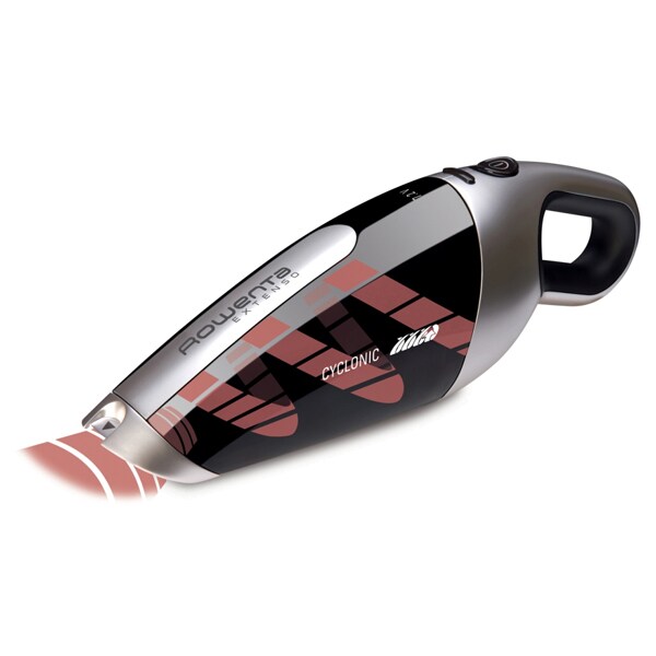 Aspirator de mana ROWENTA Extenso Cyclonic Dry AC4769, 0.37l, 7.2V, autonomie max 16 min, Sistem ciclonic, negru-gri