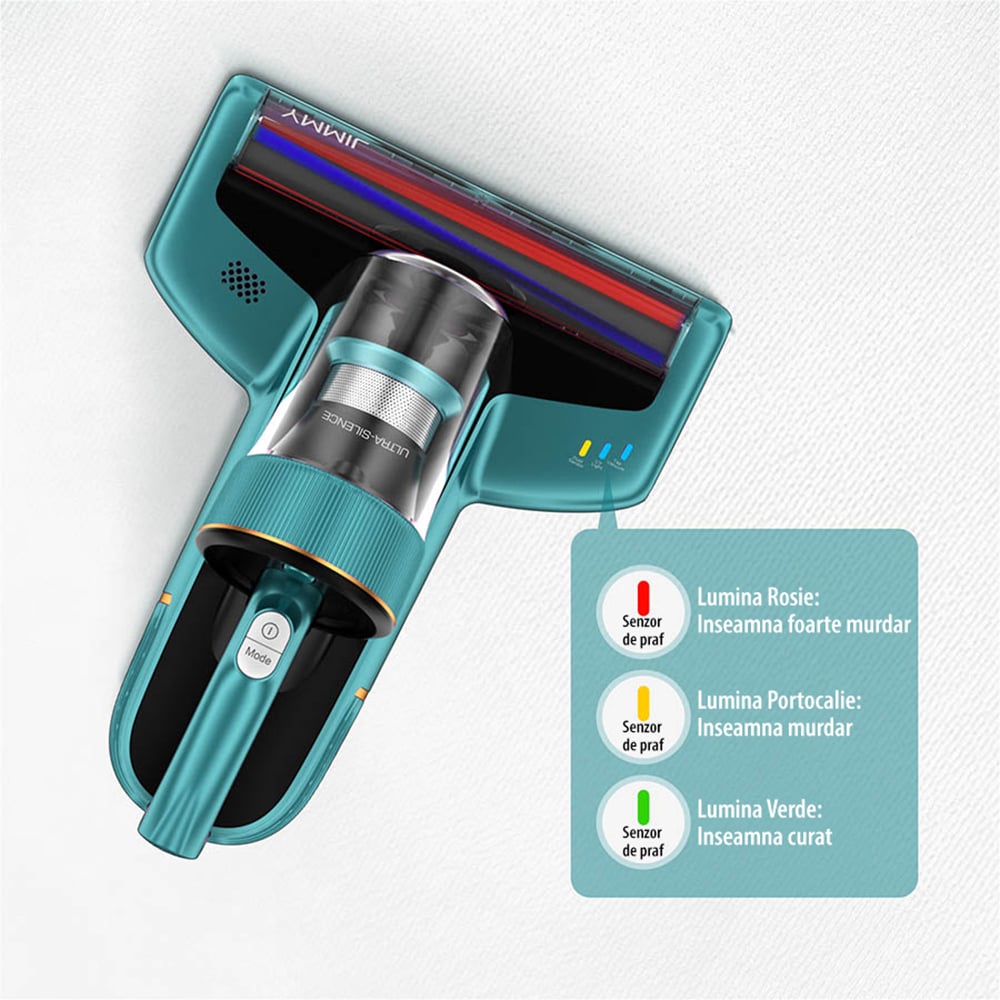 Aspirator UV antiacarieni JIMMY BX6, 0.5l, 600W, verde-negru