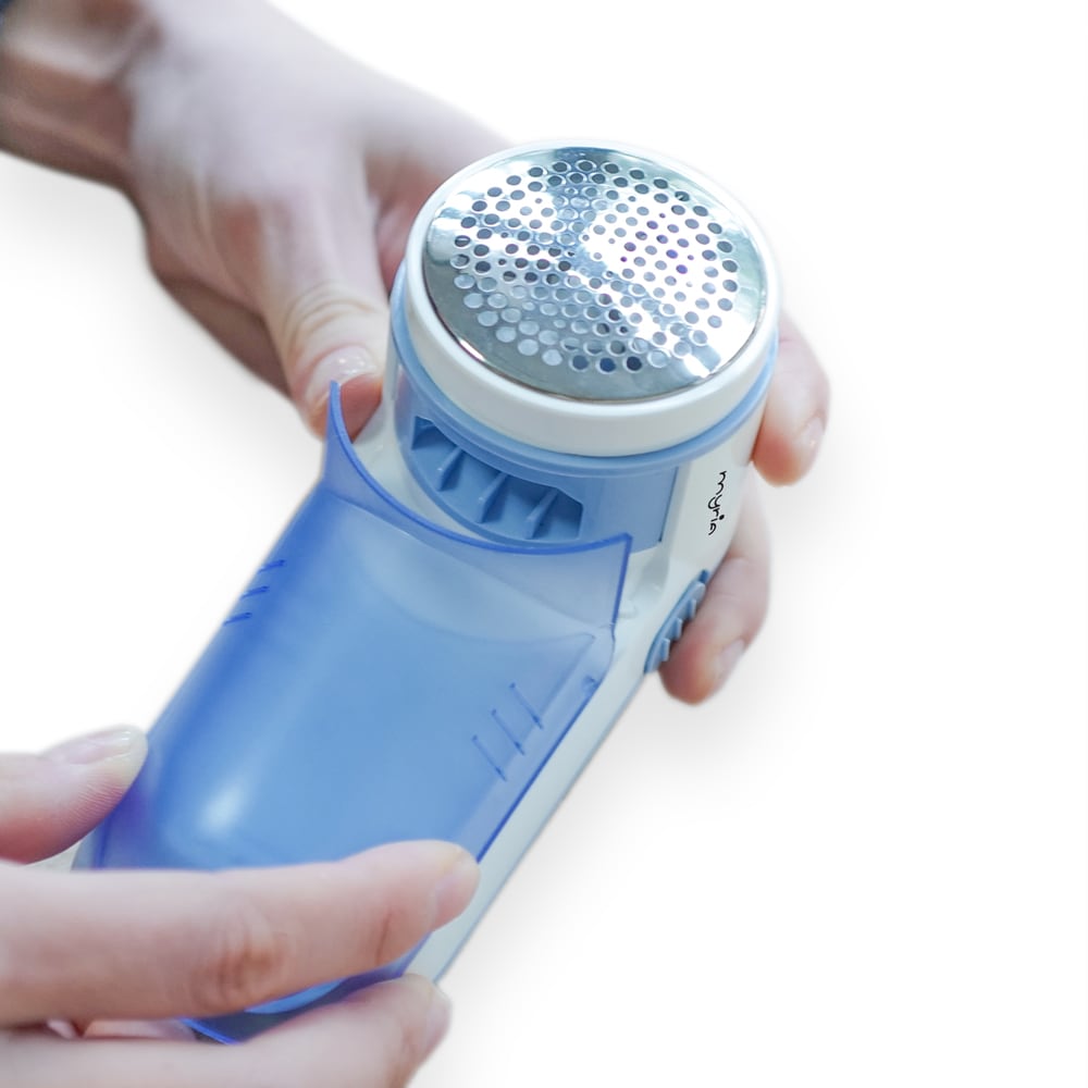 Aparat de curatat scame MYRIA MY4543, bleu-alb