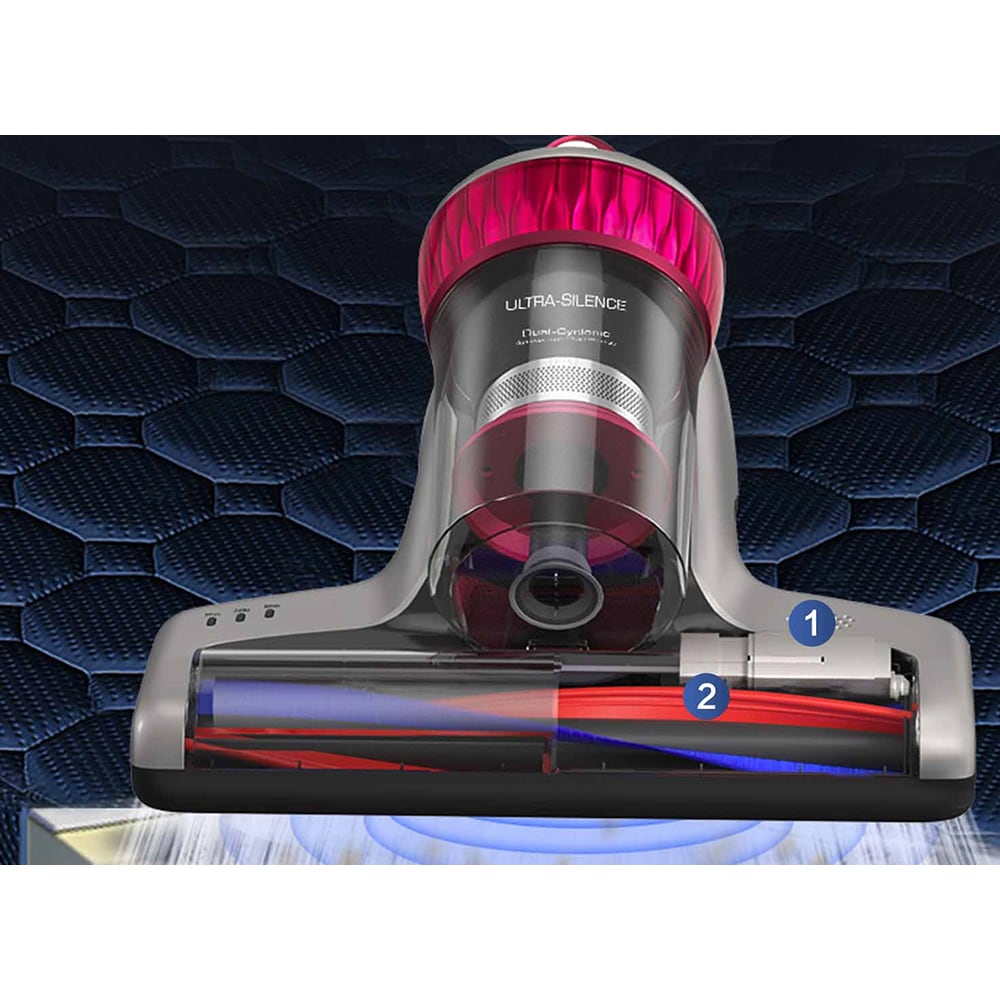 Aspirator UV antiacarieni JIMMY WB73, 0.5l, 600W, argintiu-roz