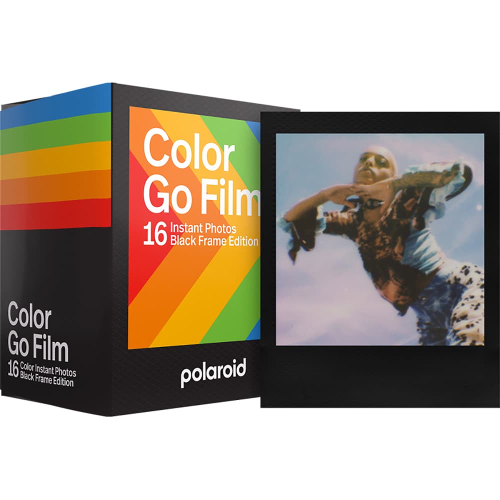 Film Polaroid pentru Polaroid Go, Double pack, negru