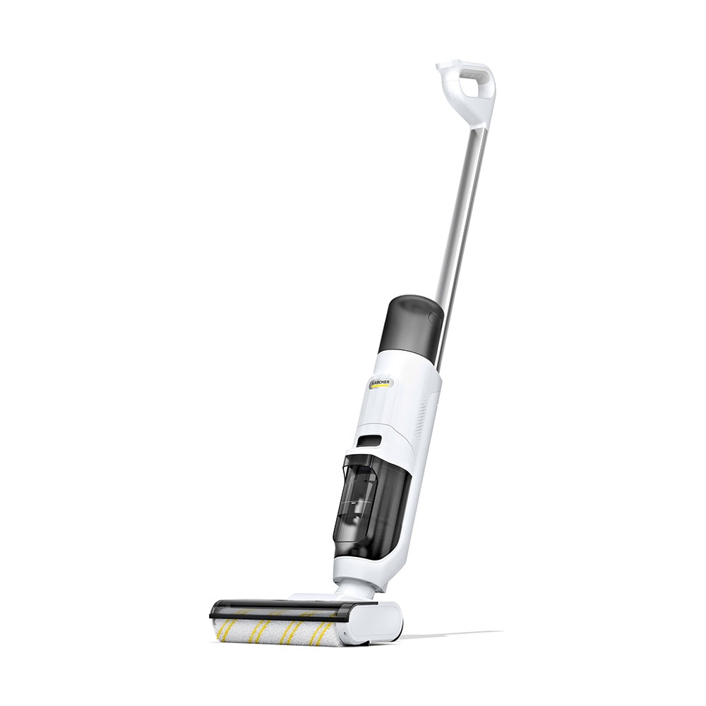 Mop electric KARCHER FCV 2 Natural 10561010, 0.42l, 21.6V, pana la 25min, alb-galben