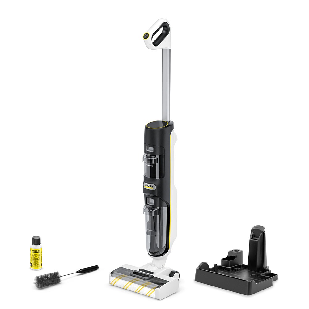 Mop electric KARCHER FCV 4 10561310, 0.5l, 18V, pana la 45 min, negru-galben