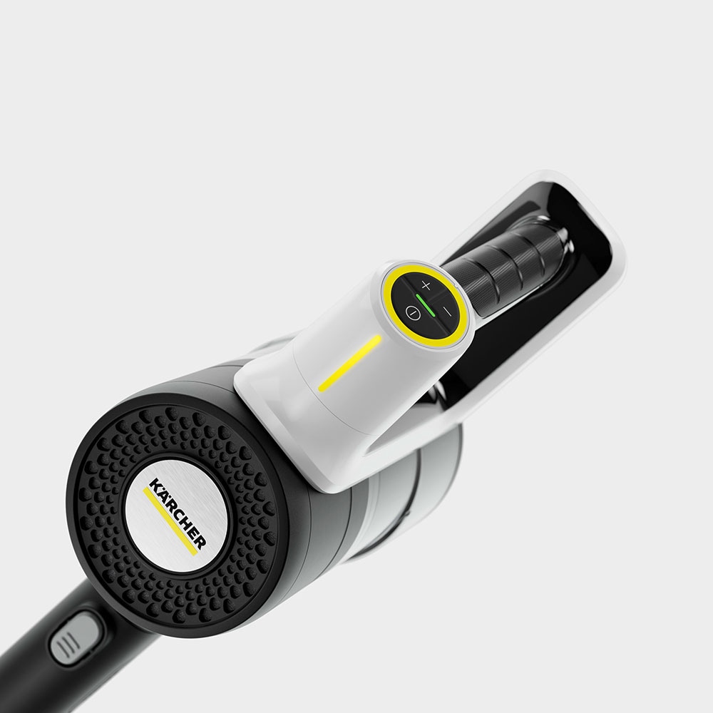 Aspirator vertical KARCHER VCS 3 Nano Hygiene 1.198-933.0, 0.6l, pana la 45 min, alb-negru