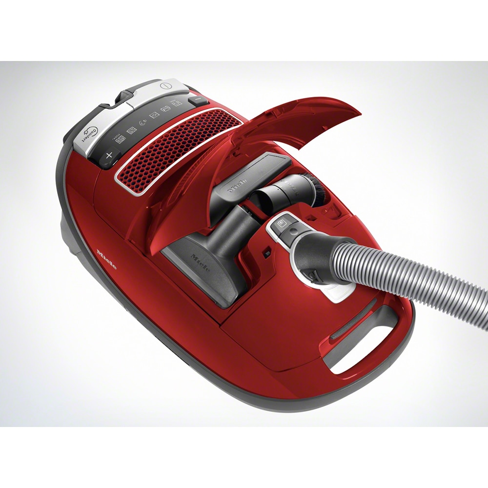 Aspirator cu sac MIELE Complete C3 Cat&Dog Flex PowerLine, 4.5l, 890W, 76dB, rosu-negru