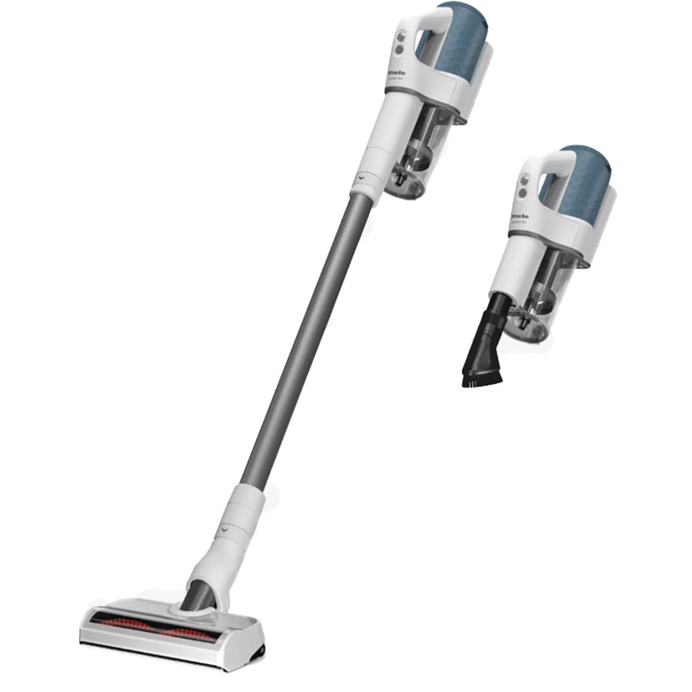 Aspirator vertical MIELE Duoflex HX1 12377800, 0.3l, 25V, autonomie max 55 min, alb-albastru