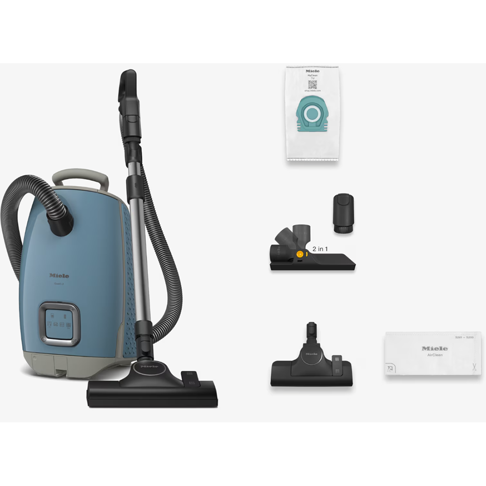 Aspirator cu sac MIELE Guard L1 12559710, 3.5l, 890W, 75dB, albastru-gri