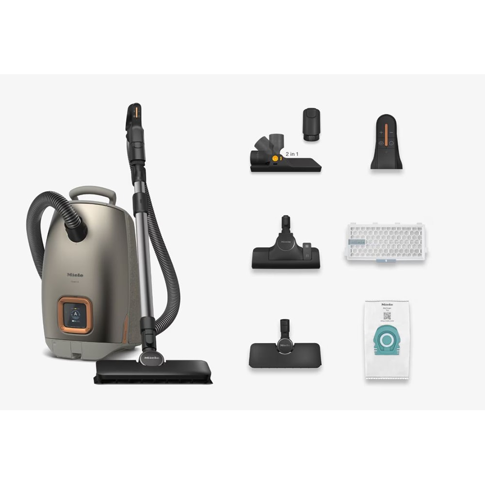 Aspirator cu sac MIELE Guard L1 Comfort Titaniu 12559870, 3.5l, 890W, 74dB, gri metalic-negru