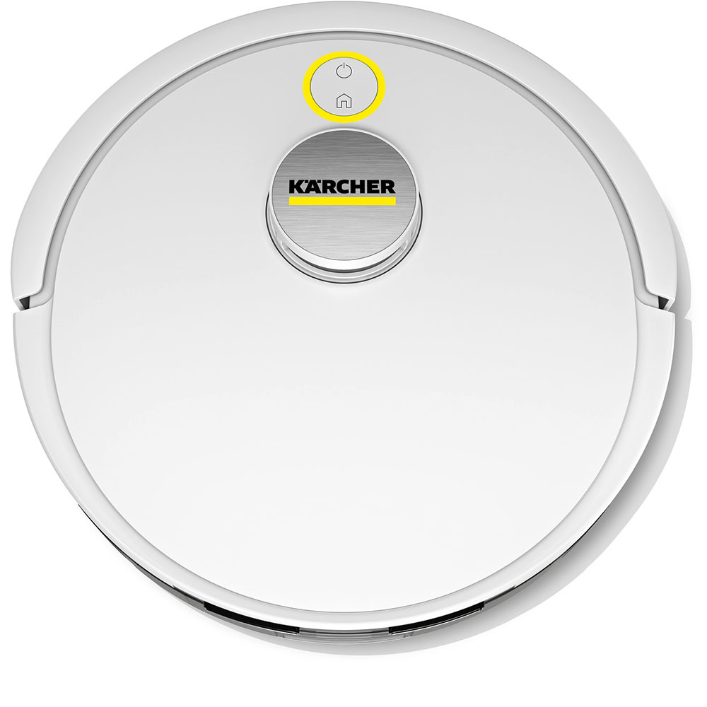 Aspirator robot KARCHER RVC 3 Classic 1.269-110.0, 0.24l, 14.4V, autonomie max 130 min, Wi-Fi, Navigare Lidar, alb