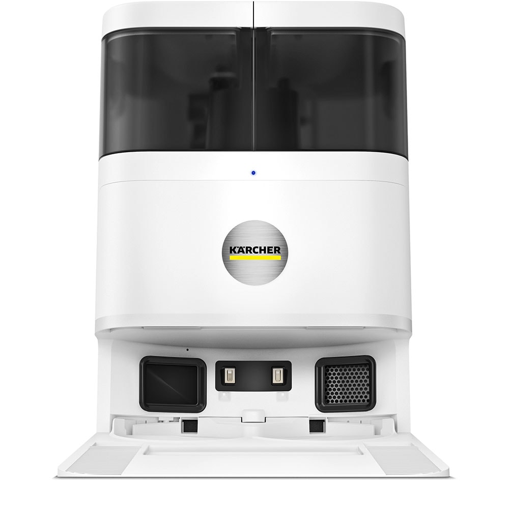 Aspirator robot KARCHER RVM 4 Comfort 1.269-130.0, 0.3l, 14.4V, autonomie max 160 min, Wi-Fi, Navigare Lidar, alb-negru