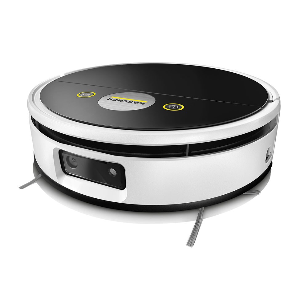 Aspirator robot KARCHER RVF 7 1.269-680.0, 0.25l, 14.4V, autonomie max 150 min, Wi-Fi, Navigare Lidar, negru-alb