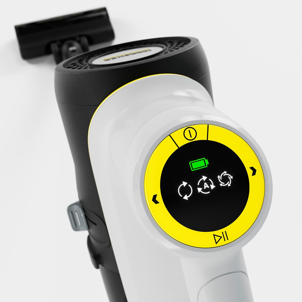 Aspirator vertical KARCHER Infinity Complete VCS 5-28 1.349-250.0, 0.75l, 28V, autonomie max 60 min, alb-negru