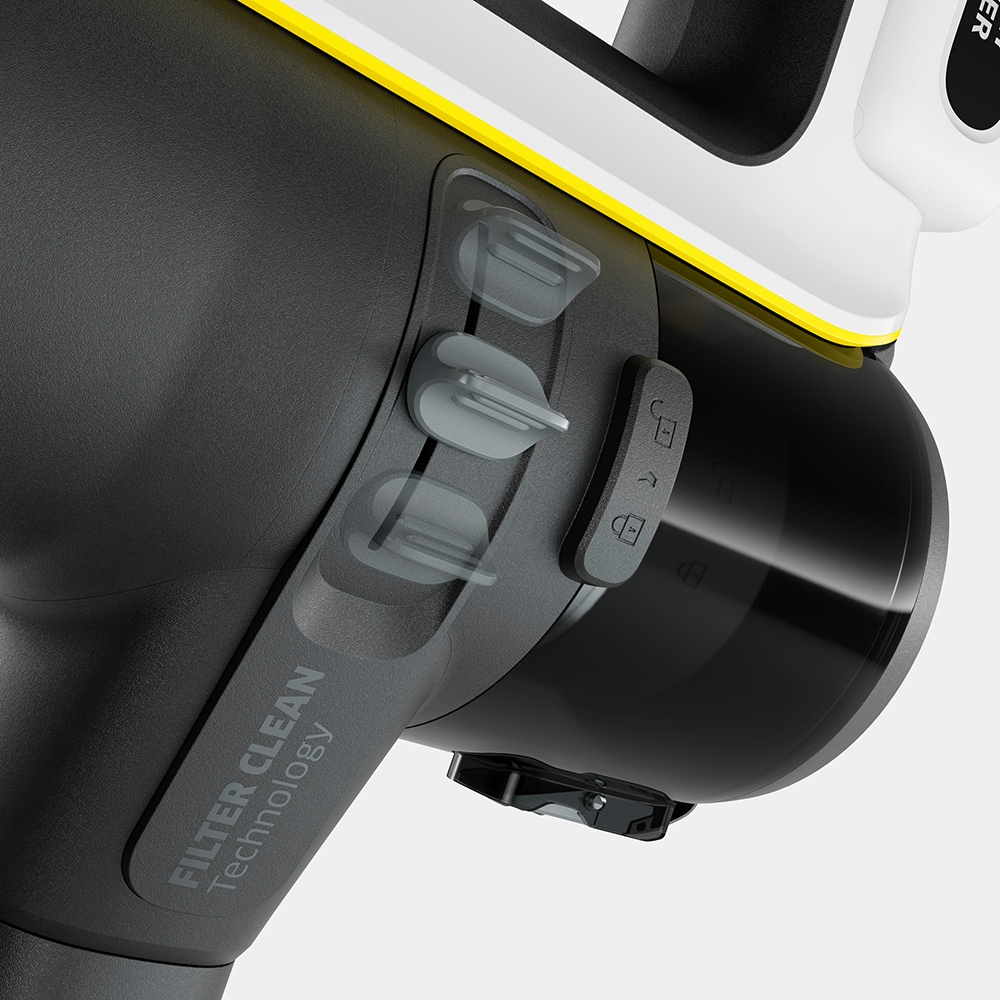 Aspirator vertical KARCHER Infinity Signature Line VCS 7-28 1.349-270.0, 0.8l, 28V, autonomie max 70 min, alb-negru