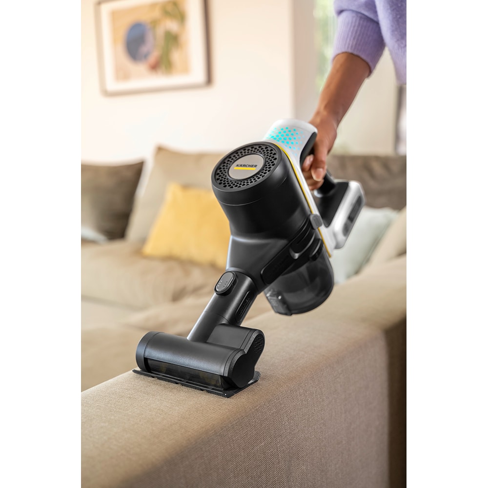 Aspirator vertical KARCHER Infinity Signature Line VCS 7-28 1.349-270.0, 0.8l, 28V, autonomie max 70 min, alb-negru