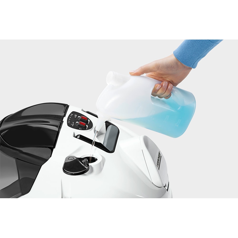 Aparat de curatat cu abur KARCHER SV 7 14394900, 1.2l, 2200W, alb-negru