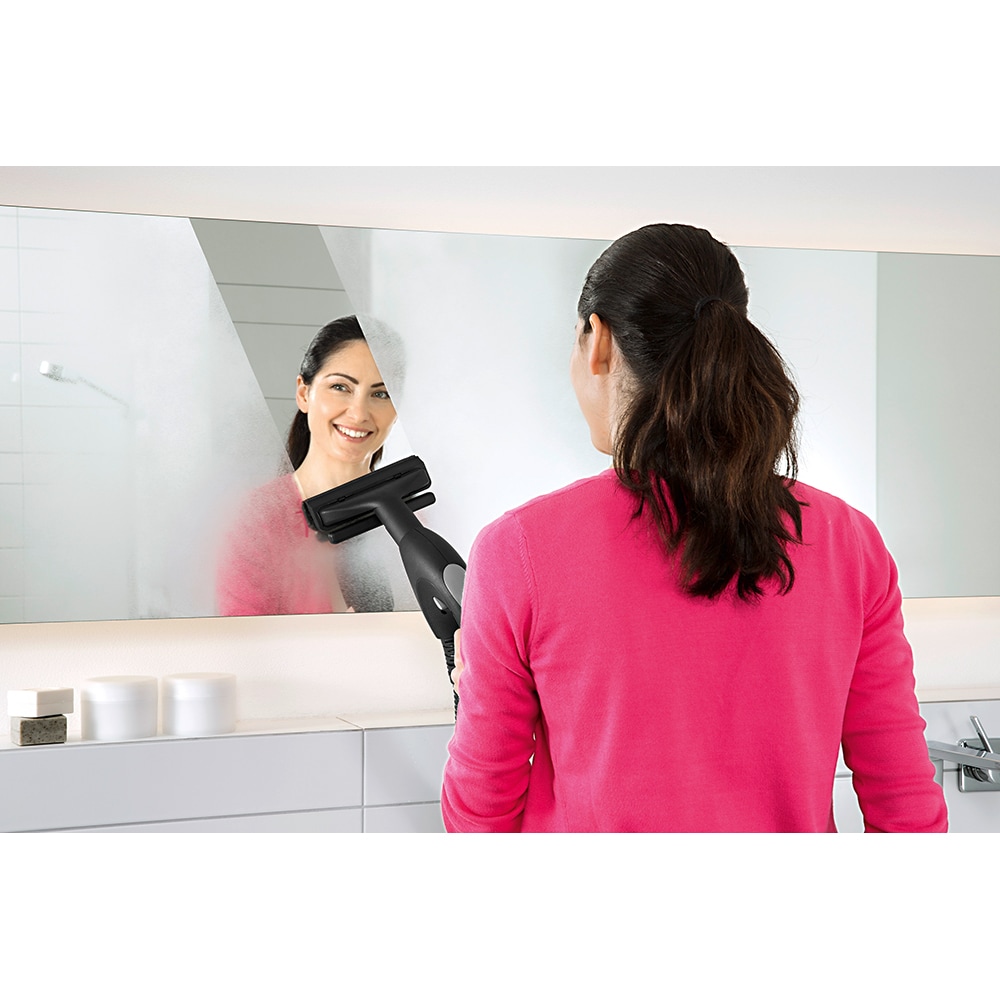 Aparat de curatat cu abur KARCHER SV 7 14394900, 1.2l, 2200W, alb-negru