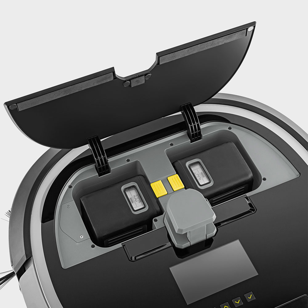 Aspirator robot KARCHER PROFESIONAL Kira CV 50 1.454-500.0, 4.5l, 36V, autonomie max 210 min, Wi-Fi, Navigare Lidar, negru