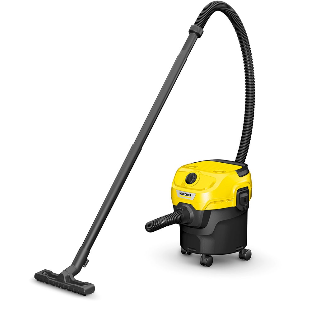 Aspirator fara sac KARCHER WD 1 Classic 16284110, 12l, 850W, 74dB, galben-negru