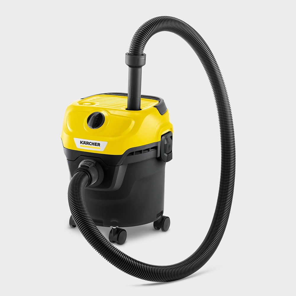 Aspirator fara sac KARCHER WD 1 Classic 16284110, 12l, 850W, 74dB, galben-negru