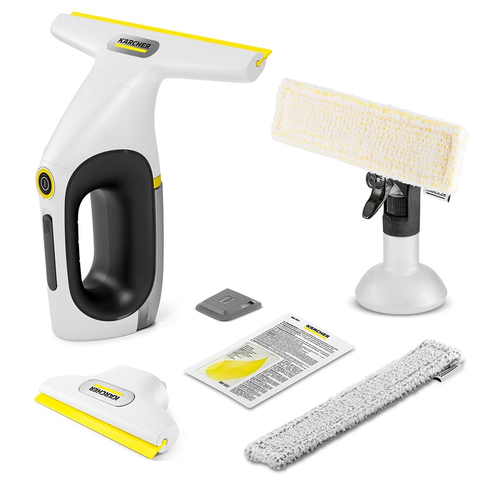 Aspirator geamuri KARCHER Universal Home WV 2 1.633-675.0, 0.12l, autonomie max 35 min, alb-negru
