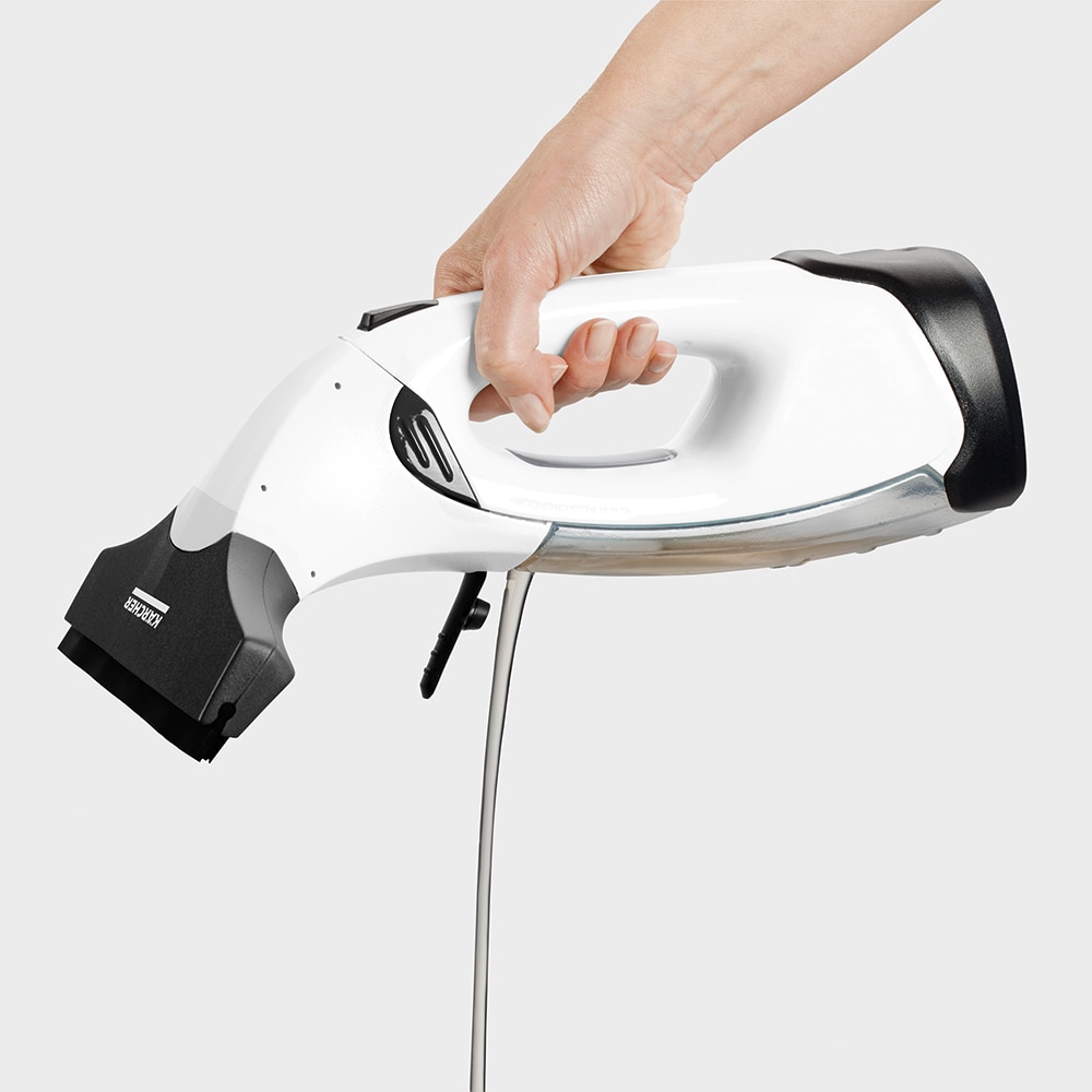 Aspirator geamuri KARCHER Universal Home WV 2 1.633-675.0, 0.12l, autonomie max 35 min, alb-negru