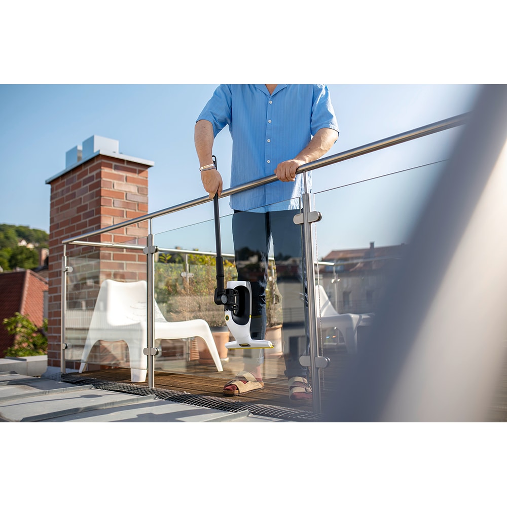 Aspirator geamuri KARCHER Universal Home WV 2 1.633-675.0, 0.12l, autonomie max 35 min, alb-negru