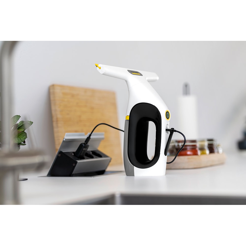 Aspirator geamuri KARCHER Universal Multi WV 2 1.633-677.0, 0.12l, autonomie max 35 min, alb-negru