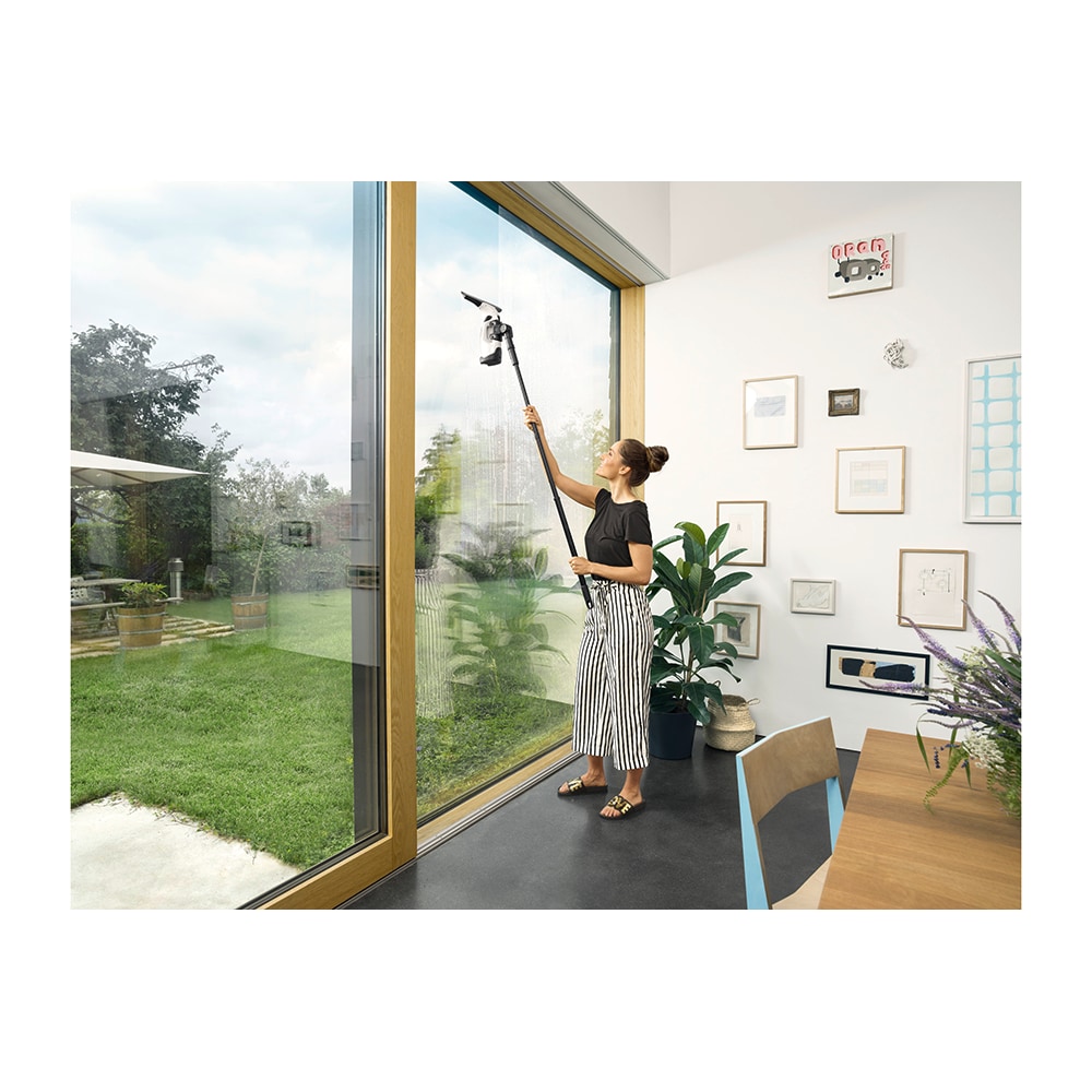 Aspirator geamuri KARCHER Comfort Precision WV 3 1.633-691.0, 0.2l, autonomie max 35 min, alb-negru