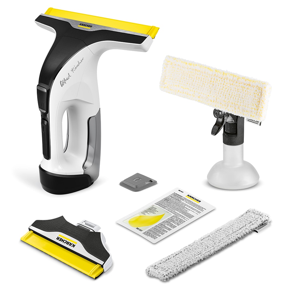 Aspirator geamuri KARCHER WV 8 Signature Line 1.633-785.0, 0.15l, autonomie max 55 min, alb-negru