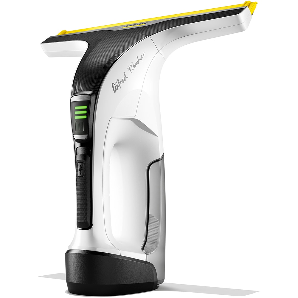 Aspirator geamuri KARCHER WV 8 Signature Line 1.633-785.0, 0.15l, autonomie max 55 min, alb-negru