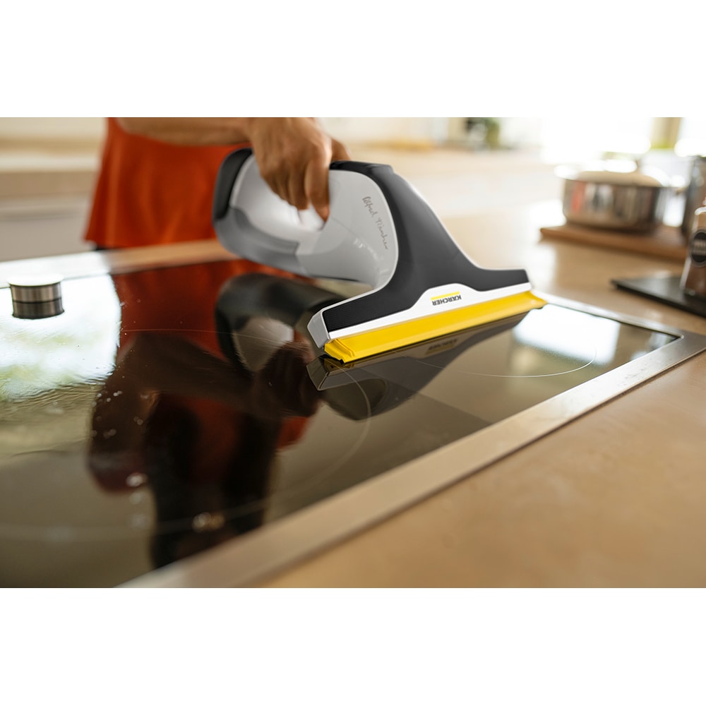Aspirator geamuri KARCHER WV 8 Signature Line 1.633-785.0, 0.15l, autonomie max 55 min, alb-negru