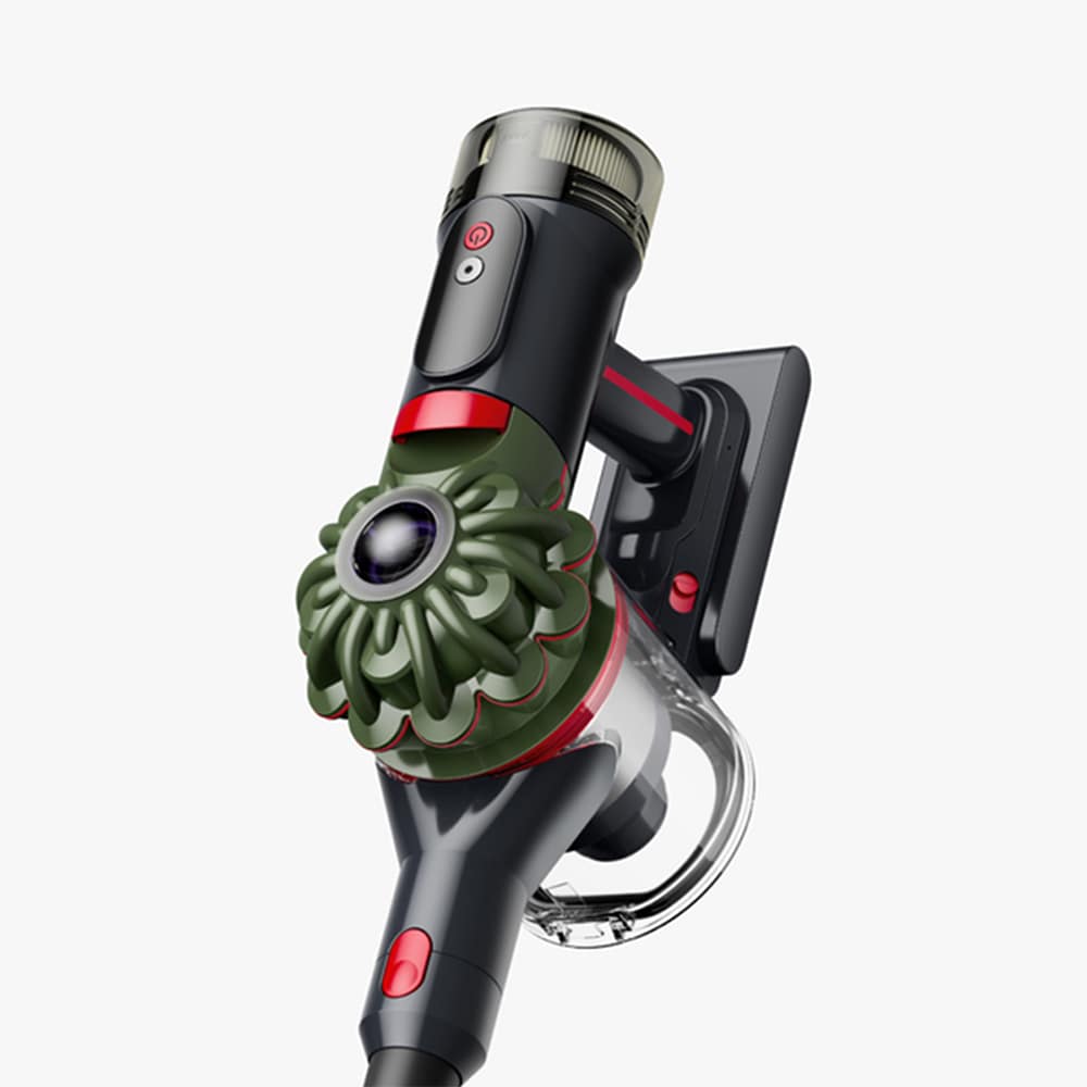 Aspirator vertical DYSON V8 Cyclone 22658701, 0.54l, 25.2V, autonomie max 60 min, Cyclone Radial, kaki-negru