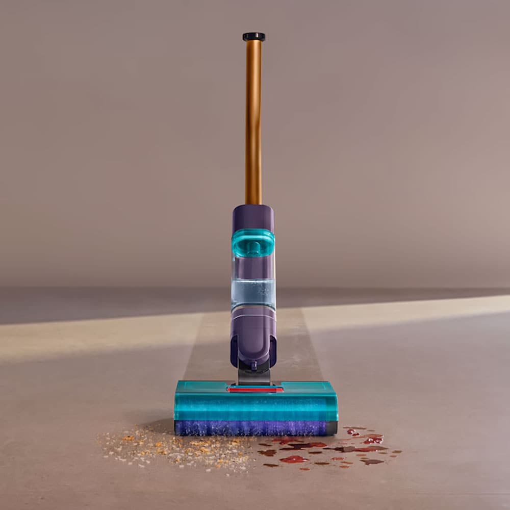 Mop electric DYSON Clean Wash Hygiene 43203001, 0.52l, 14.6V, autonomie max 48min, galben-mov