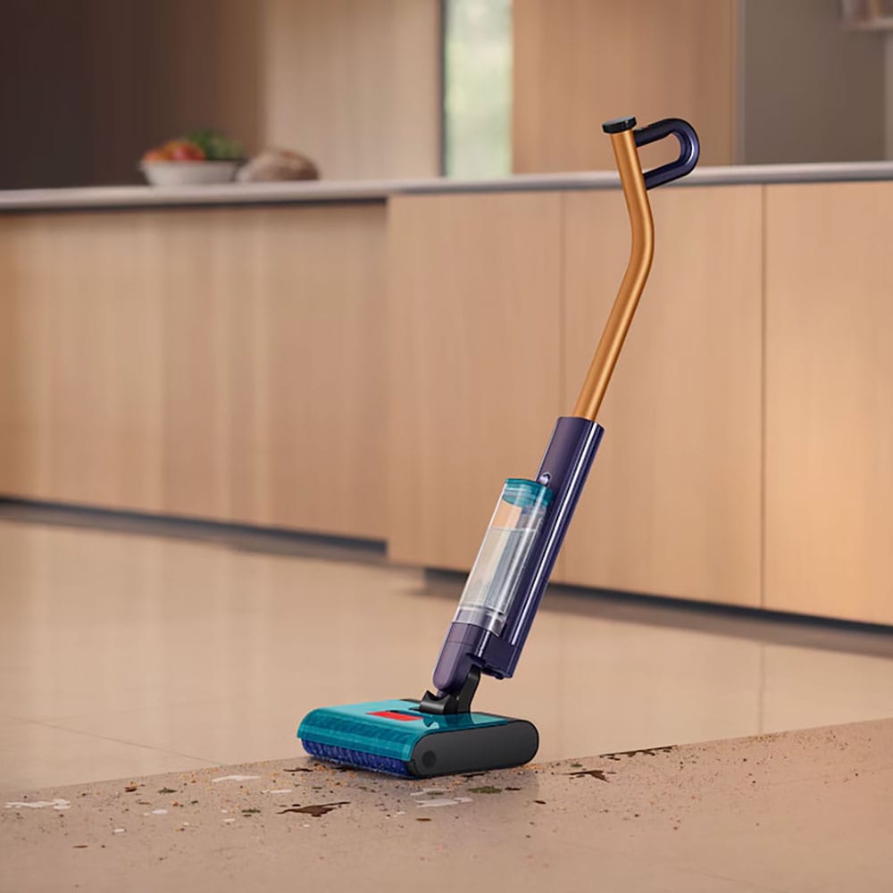 Mop electric DYSON Clean Wash Hygiene 43203001, 0.52l, 14.6V, autonomie max 48min, galben-mov