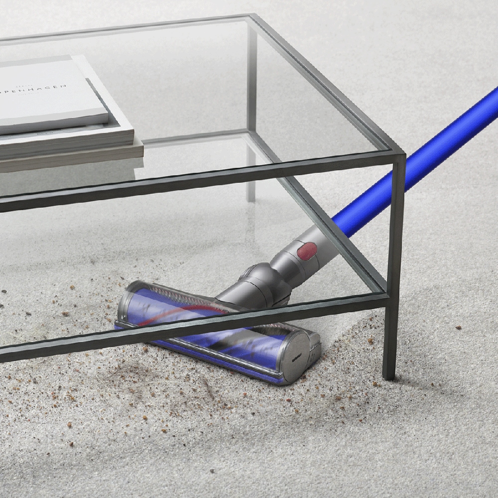Aspirator vertical DYSON V11 2023, 0.76l, 25.2V, autonomie max 60 min, Point&Shoot, albastru-argintiu