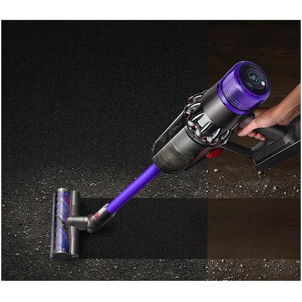 Aspirator vertical DYSON V11 Advanced, 0.76l, 25.2V, autonomie max 60 min, 14 cicloni, mov-argintiu