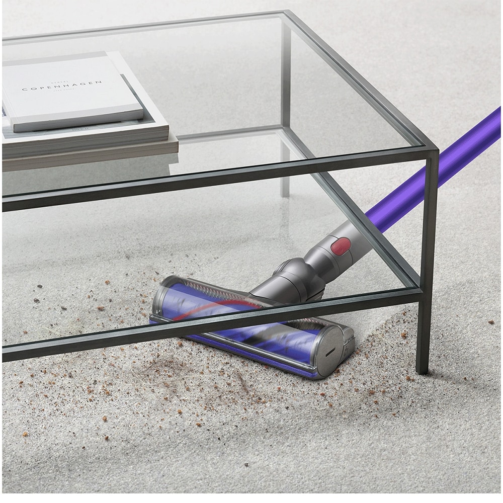 Aspirator vertical DYSON V11 Advanced, 0.76l, 25.2V, autonomie max 60 min, 14 cicloni, mov-argintiu