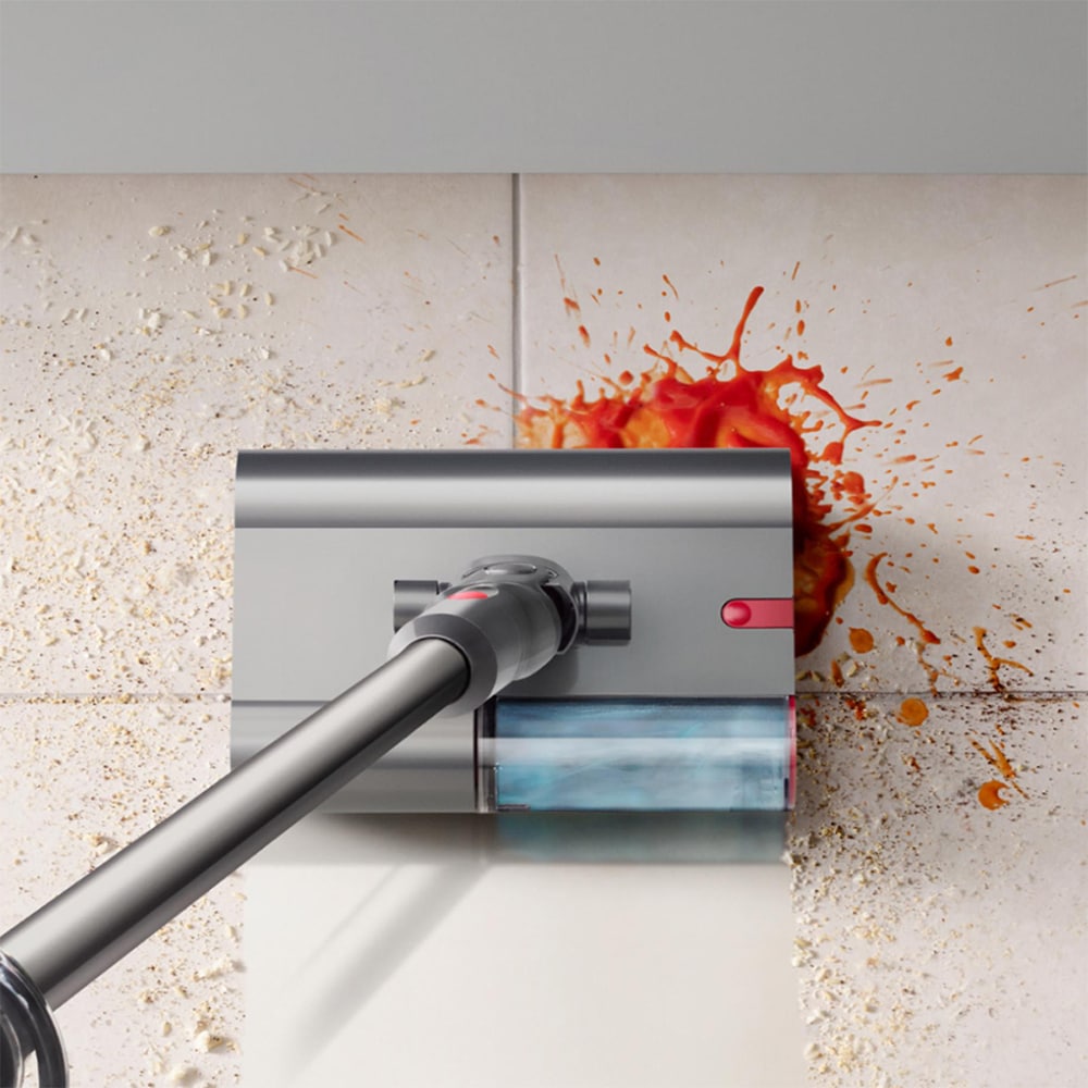 Aspirator vertical DYSON V12s Detect Slim Submarine 48535001, 0.35l, 25.2V, autonomie max 60 min, Point&Shoot, galben-argintiu