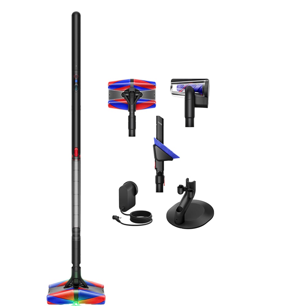 Aspirator vertical DYSON PencilVac Fluffycones 49268901, 0.08l. 14.68V, autonomie max 30 min, Hyperdymium, negru