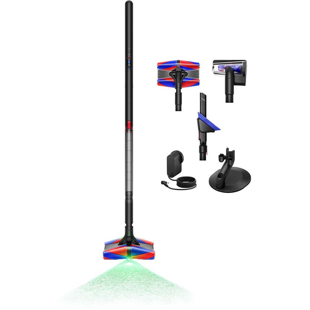 Aspirator vertical DYSON PencilVac Fluffycones 49268901, 0.08l. 14.68V, autonomie max 30 min, Hyperdymium, negru