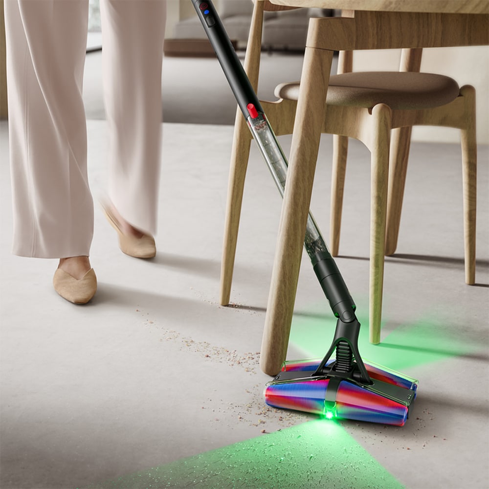 Aspirator vertical DYSON PencilVac Fluffycones 49268901, 0.08l. 14.68V, autonomie max 30 min, Hyperdymium, negru