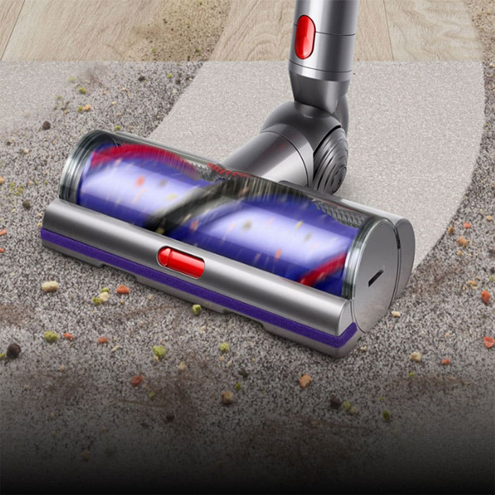 Aspirator vertical DYSON V15s Detect Submarine 2026 49472401, 0.77l, autonomie max 60 min, Tehnologie Hyperdymium, Senzor Piezo, argintiu-turcoaz