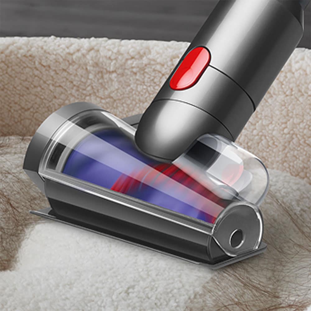 Aspirator vertical DYSON V15s Detect Submarine 2026 49472401, 0.77l, autonomie max 60 min, Tehnologie Hyperdymium, Senzor Piezo, argintiu-turcoaz