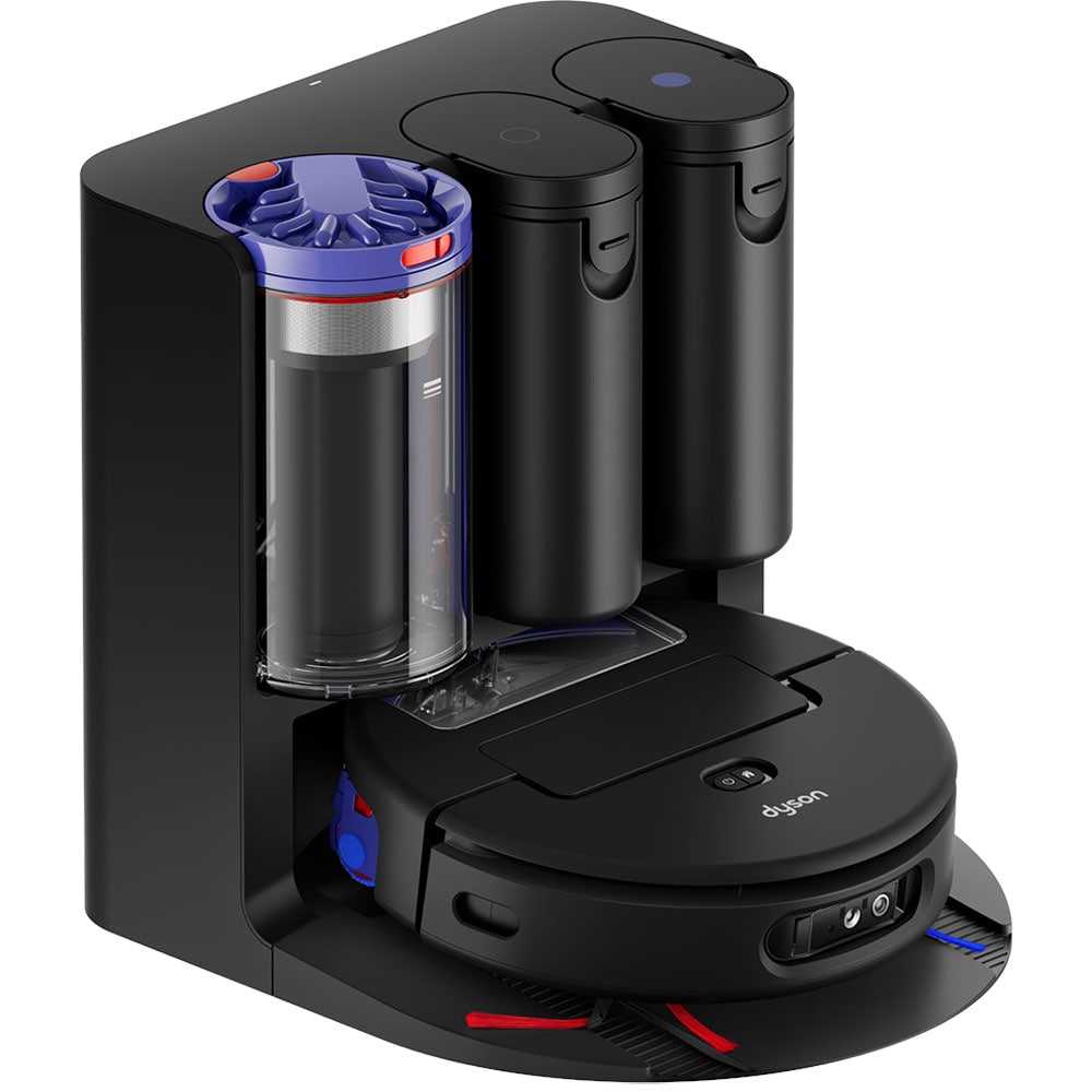 Aspirator robot DYSON Spot+Scrub AI 58618301, 2.1l, autonomie max 200 min, functie mop, LiDAR, negru
