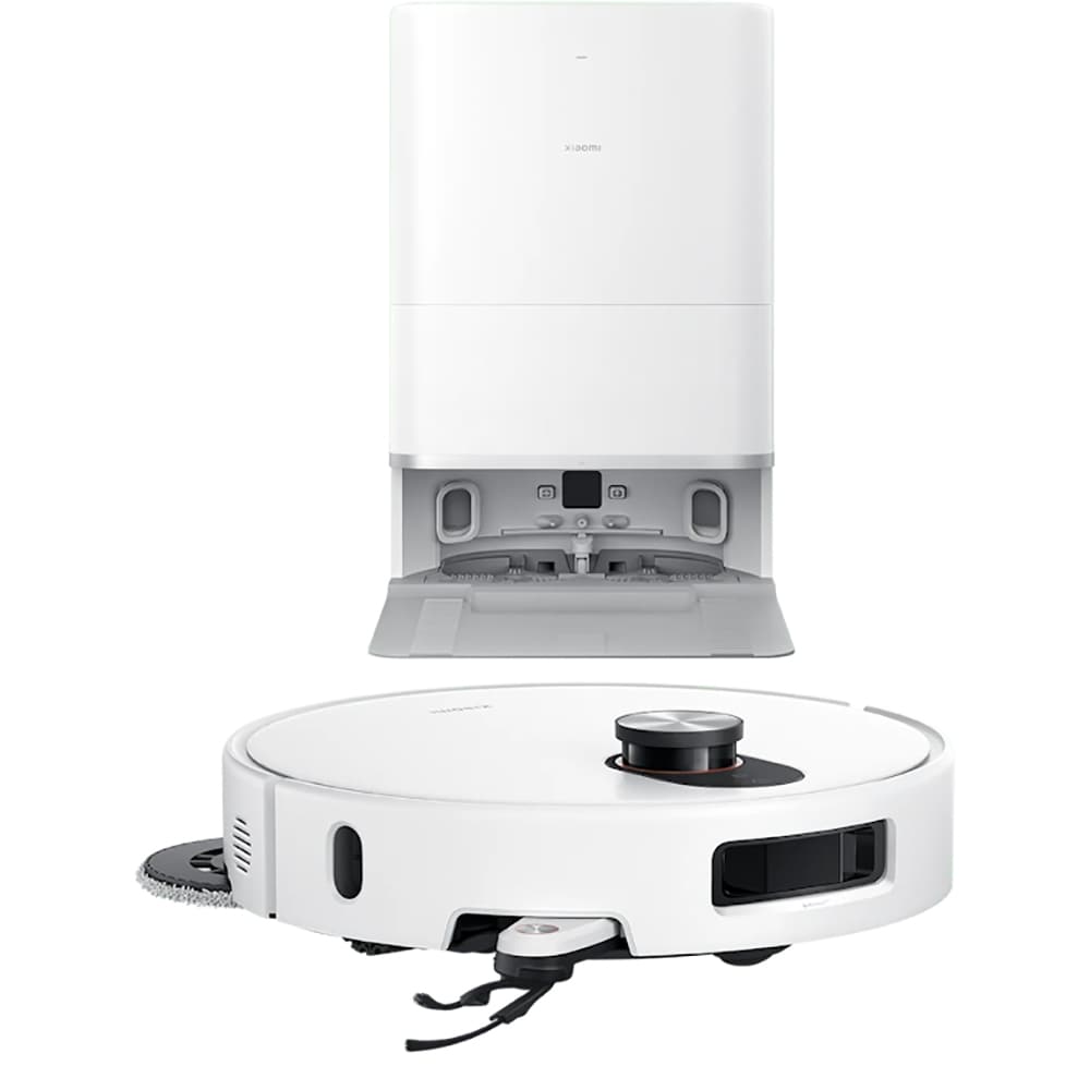 Aspirator robot XIAOMI 5 BHR0834EU, 0.29l, autonomie max 180 min, Radar retractabil inteligent dToF, alb