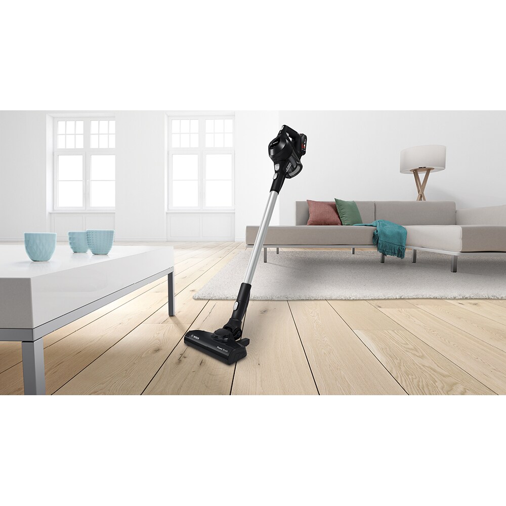 Aspirator vertical 2in1 BOSCH Unlimited 6 BBS611BSC, 0.3l, 18V, autonomie max 30 min, Power for ALL, negru-argintiu