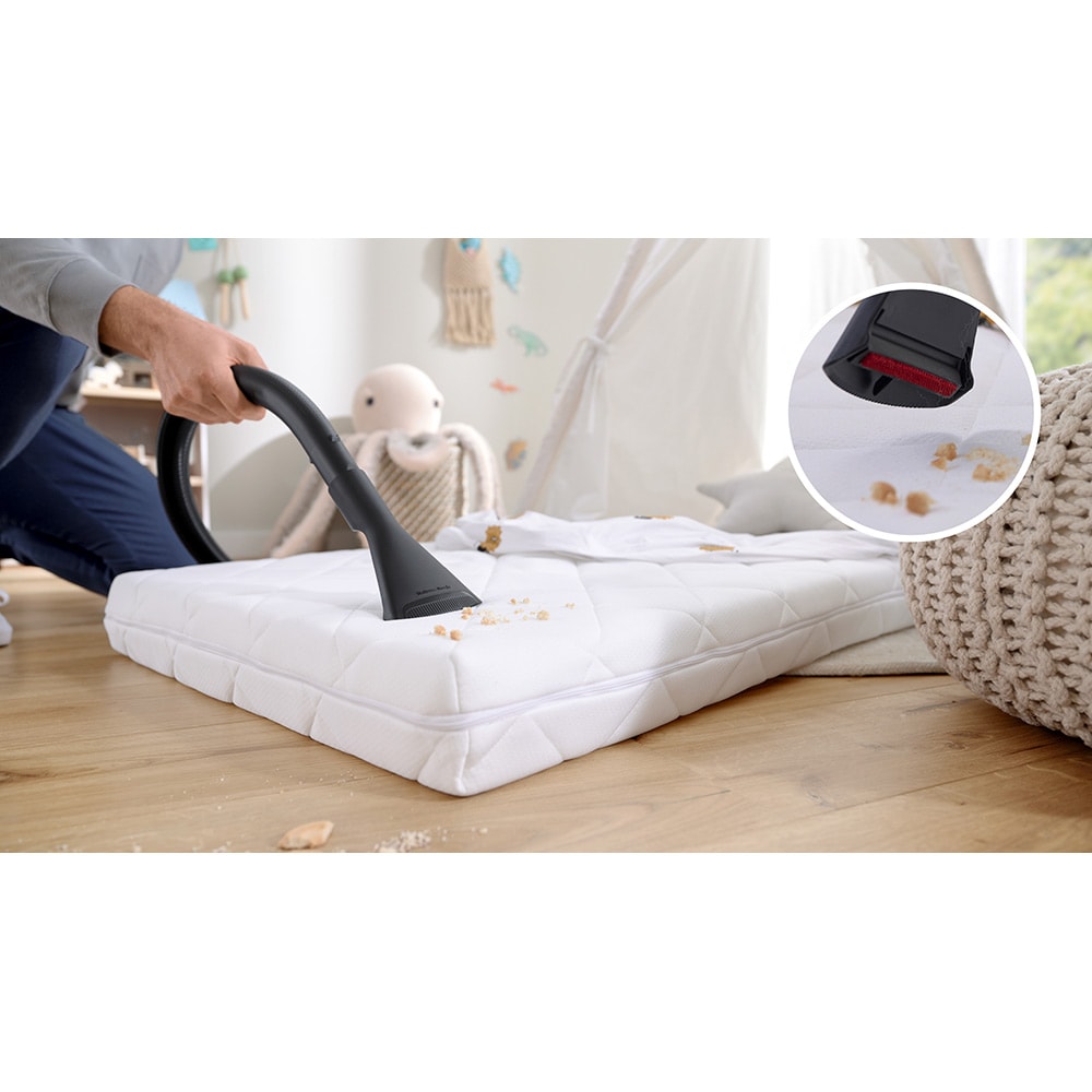 Aspirator cu sac BOSCH ProHygienic Seria 4 BGB41HYG1H, 4l, 600W, 75 dB, alb-negru