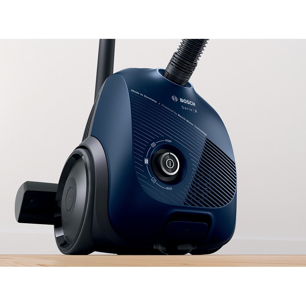 Aspirator cu sac BOSCH BGBS2BU1T, 3.5l, 850W, 80dB, albastru inchis-negru