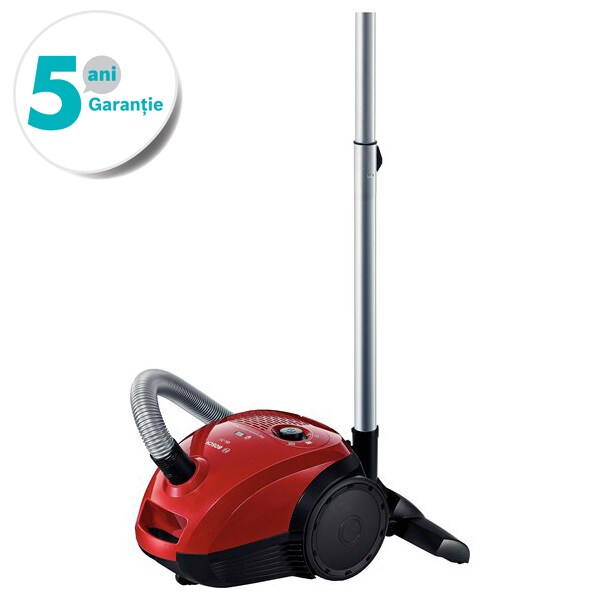 Aspirator cu sac BOSCH GL-20 BGL2A100, 3.5l, 600W, rosu