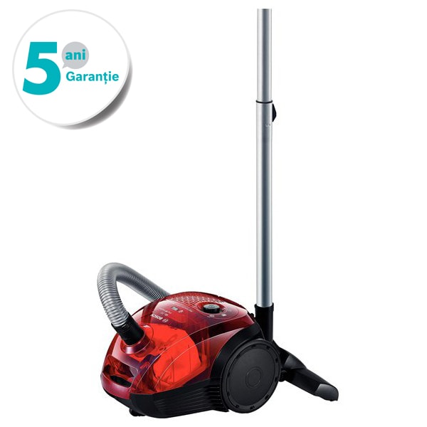 Aspirator BOSCH GL-20 Bag&Bagless BGL2B1108, 3.5l, 700W, rosu